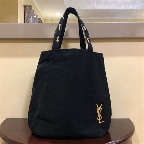 ysl cotton tote bag|ysl shopping bag tote.